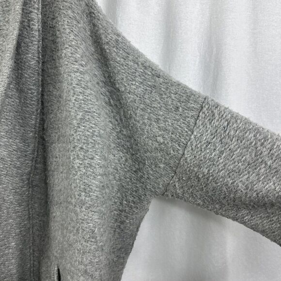 Inhabit Gray Wool Alpaca Blend Cocoon Coat Womens Size S2 Cozy Oversize - Picture 14 of 16